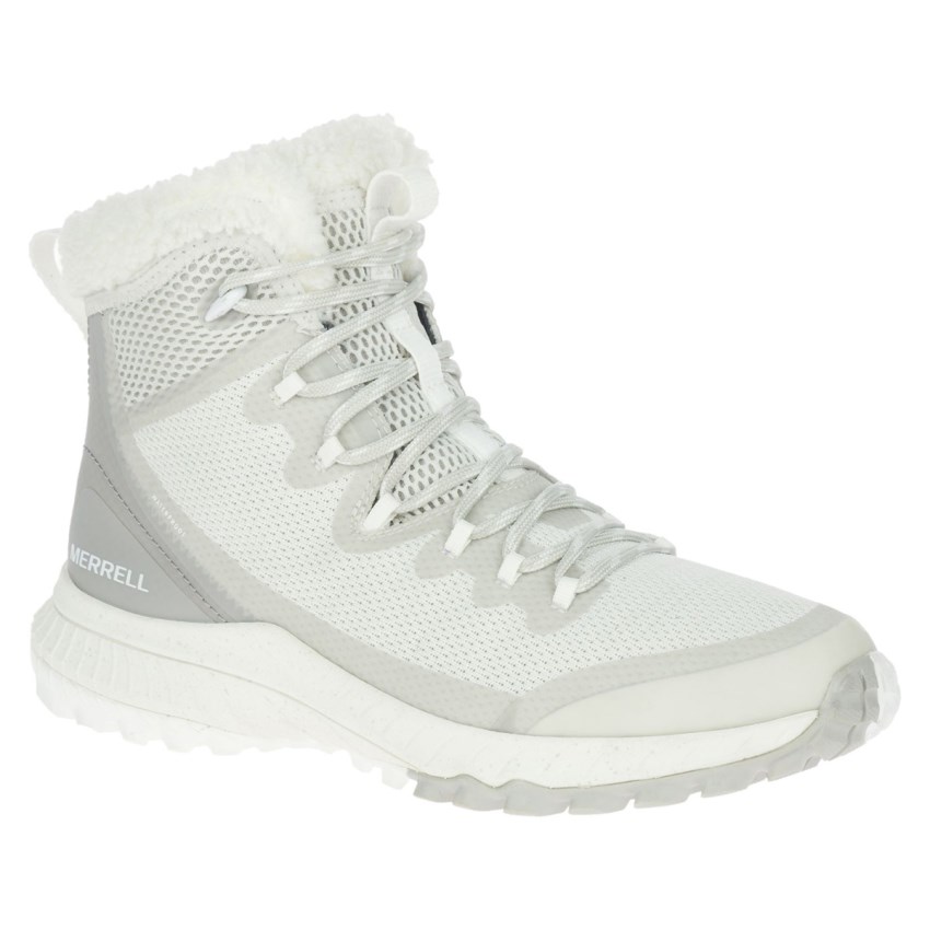 Bottes Merrell Bravada Knit Bluff Polar Waterproof Blanche/Grise Femme | P.G.DUSN